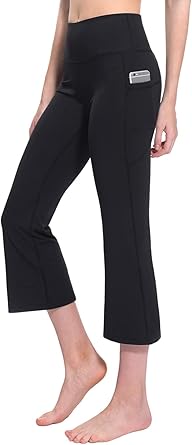 flare capri leggings