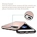 iPhone 7 Case, Allovit [Kickstand] [Heavy Duty] [Hard PC + Soft TPU] Dual Layer Shock Protective Wallet Case for iPhone 7 (Rose Gold)