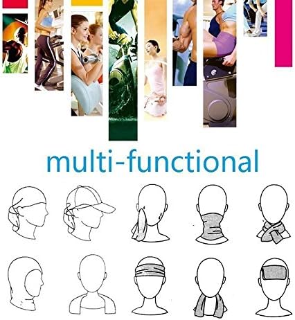 TORNADO COOL Cooling Towel, Instant Chilling Cold Towels for Sports, Swimming, Women, Yoga, Workout, Athletes, Gym, Neck, Golf, Travel Camping &amp; More