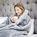 Luxurious Weighted Blanket, 20 Lbs, 60x80 for Adults and Kids-Heavy Therapy Blankets with Sensory Glass Beads, Soft Mink Duvet Cover​-Designer​ ​Cotton Comforter​ for ​a Calming, Relaxing, Deep Sleep