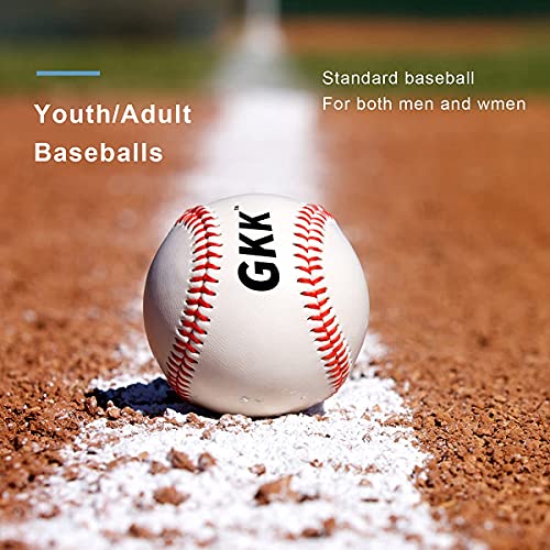 3 Baseballs Standard Größe 9 Zoll - Ideal Für Training & Practice