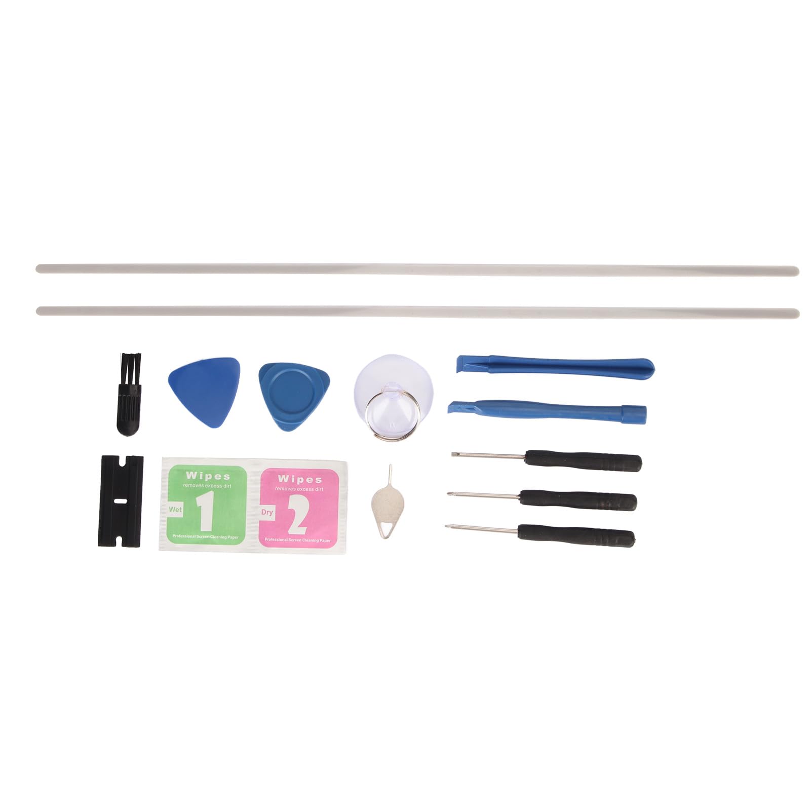 Jectse Laptop Rubber Feet Strips, Non Slip Bumper Feet Strips, 2 Pack Bottom Cover Rubber Feet Strip Replacement for Microsoft Laptops 1 2 3 15inch Models, Notebook DIY Rubber Bumper Feet