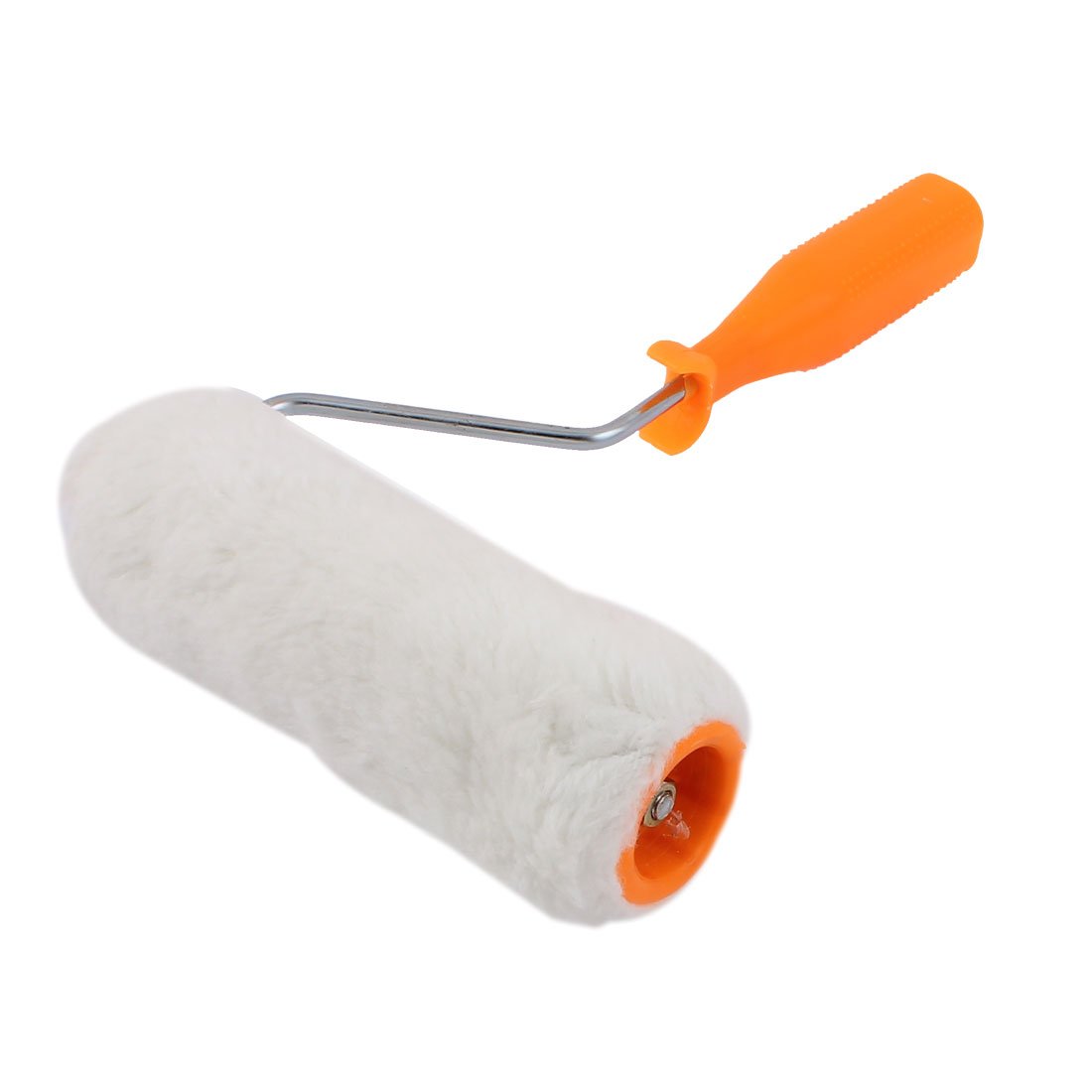 Amazon uxcell ペイントローラー ブラシ ペンキ塗り ホワイト オレンジ プラスチック メタル 15cm ペイントローラー