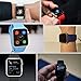 Sundo Apple watch band 38mm, Soft Silicone Replacement Wrist Strap Bracelet Band for Apple Watch Nike+ Sport Edition Series 2 Series 1(Purple 38 SM)