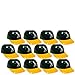 MLB Mini Batting Helmet Ice Cream Sundae/Snack Bowls, A's - 12 Pack