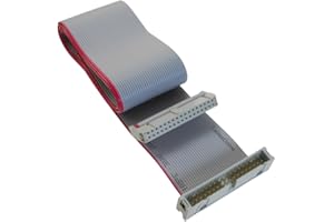 CABLESONLINE.COM ATLANTIC COMPUTERTECH CablesOnline, 36-inches 34-Pin (2x17) 2.54mm-Pitch IDC 34-Wire Flat Ribbon Extension Cable, FR-3436M