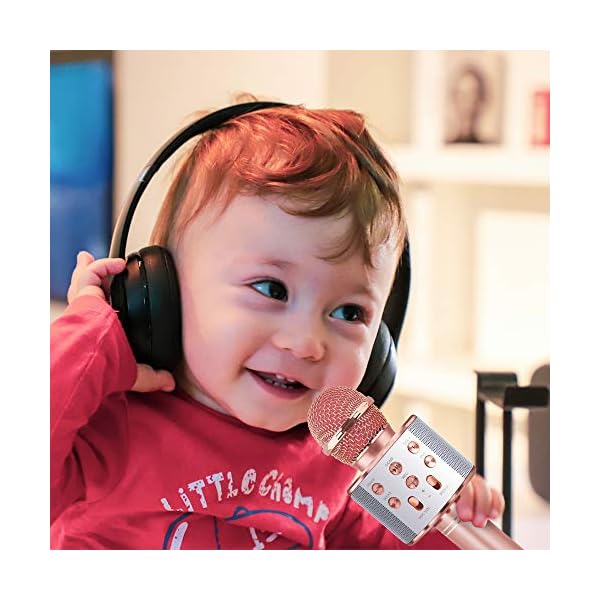 Dream Fun Girls Toys Age 6 7 8 9 10, Wireless Microphones for Kids Gifts for Girls 5-12 Year Old Handheld Bluetooth…