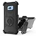 J.west Galaxy S8 Plus Case, [Kickstand] Black Armor Holster Defender Full Body Protective Hybrid Case Cover with Belt Clip for Samsung Galaxy S8 Plus 2017 Release(6.2 inch)