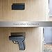 Gun Magnet Mount & Holster Kit For Home and Vehicle | 45 Lbs Rated | 2-Pack | Rubber Coated Magnetic Firearm Accessory, Concealed Carry Holder For Car, Truck, Pistol, Shotgun, Rifle - GNA Products