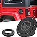 Gas Cap Cover Fuel Tank Cap Cover Fit for 2007-2018 JK JKU Sport Rubicon Sahara Unlimited (A2)