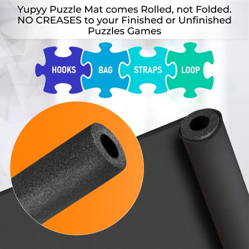 Puzzle Mat Puzzle Mat Roll Up, Portable Roll Up Puzzle Mat 46”x26