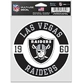 Las Vegas Raiders Patch Fan Decals 3.75" x 5"