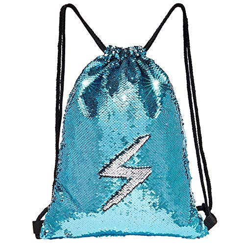mermaid drawstring backpack