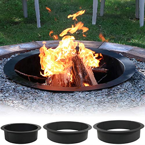 Sunnydaze Heavy Duty Fire Pit Rim, Make Your Own In-Ground Fire Pit