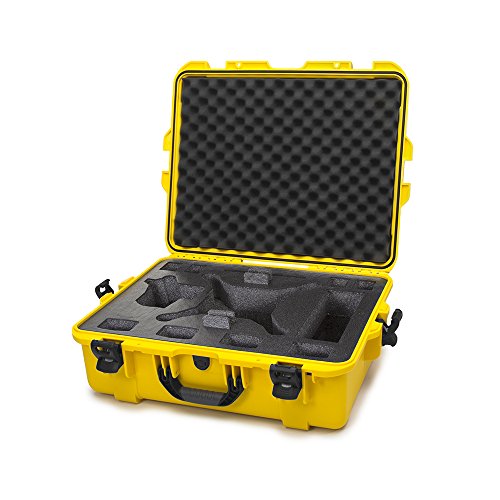 Nanuk DJI Drone Waterproof Hard Case with Custom Foam Insert for DJI Phantom 4/ Phantom 4 Pro (Pro+) / Advanced (Advanced+) & Phantom 3 - 945-DJI44 Yellow