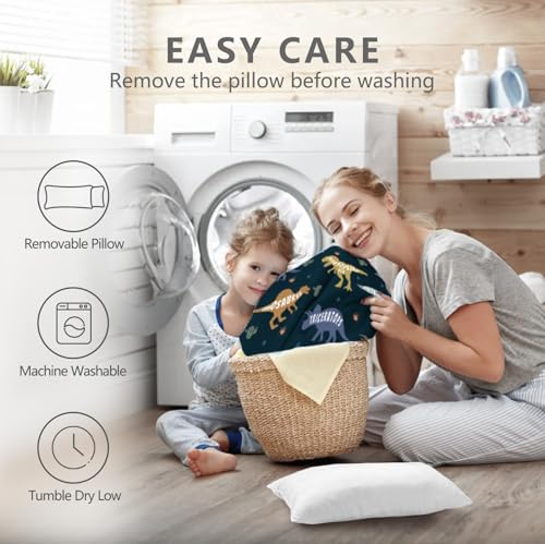 Primlect Toddler Nap Mat with Pillow, Thickened Extra Large Sleeping Bag | 55''x35'' Sleeping Mat with Blanket, Washable, Roll up, Perfect for Daycare, Preschool, Kindergarten, Boys and Girls