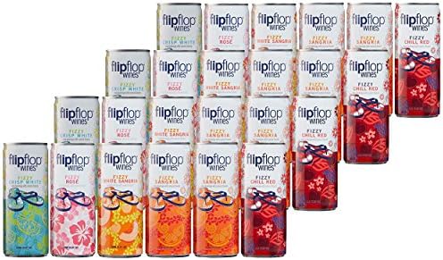 Flipflop Fizzy Sampler Mini Wine Can Variety Pack 24 x 250ml Pack