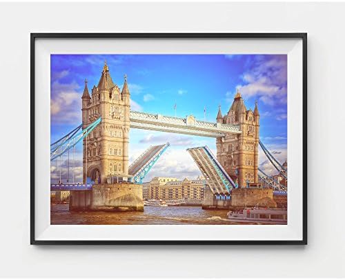 London Photography, London Bridge, Tower Bridge, London Print, Travel Photography, London Large Art, River Thames, London Skyline, Wall Art