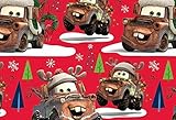 Disney's Cars Mater Christmas Wrapping Paper Gift Wrap Roll - 40 Square Feet - Officially Licensed - Brand New - W14-4104