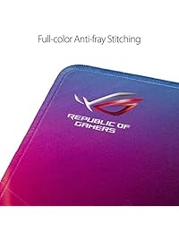 ASUS ROG Strix Edge Gaming Mousepad Vertical con anti fray bordados y base antideslizante (15.7" x 17.7")