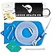 Aussie Health Co Non-Toxic Silicone Enema Bag Kit. 2 Quart. BPA & Phthalates Free. for at Home Water & Coffee Colon Cleansing. Blue Color. Includes Instruction Booklet.