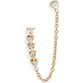 Zoe Chicco Women's 14k Tennis Collection Double Sided Earring