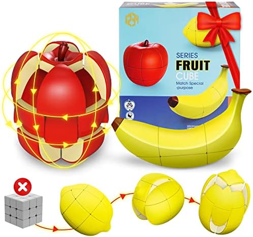 Cube De Velocesse Speed Cube A Forma Di Pesca 3x3 - Giocattolo Puzzle Professionale, Rotazione Fluida, Stickerless