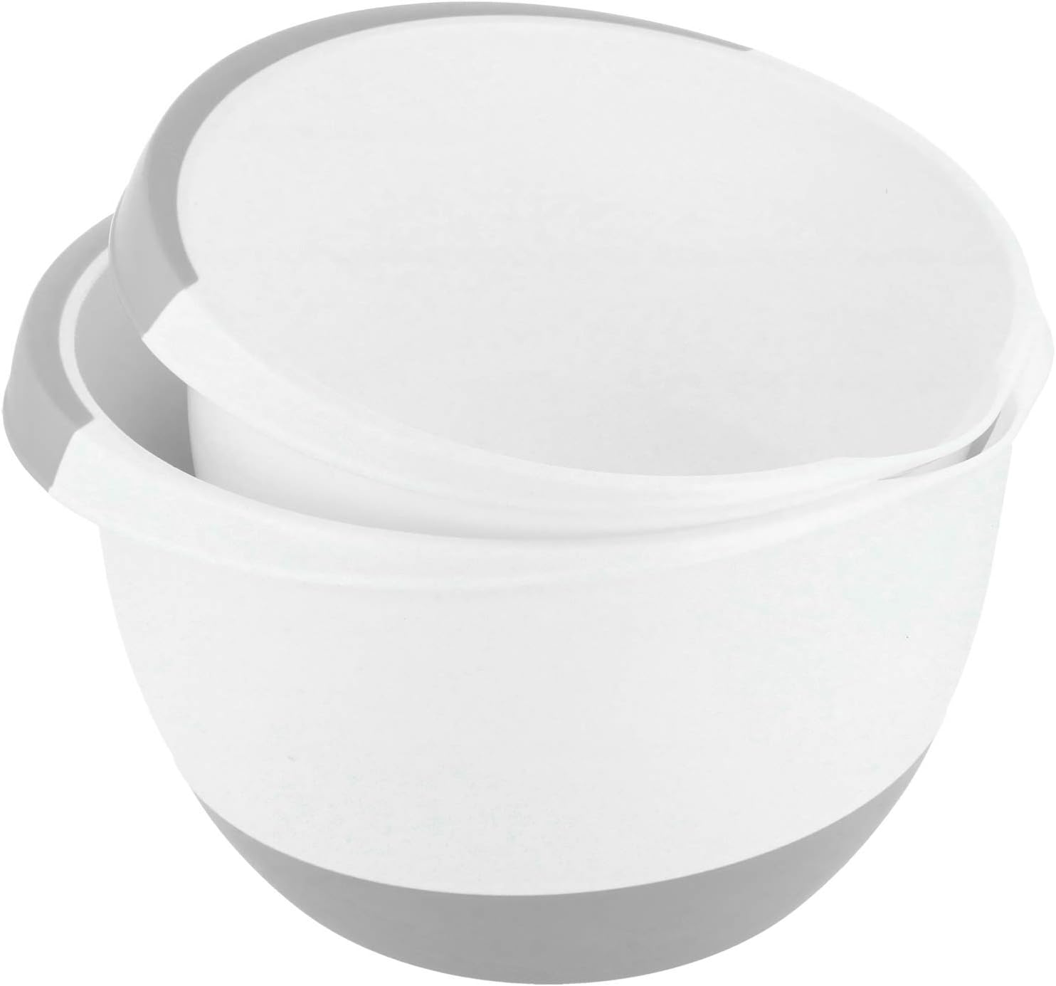 COMFOUR® 2X Mixing Bowls 3.5 and 2 liters with Stop Base Plastic