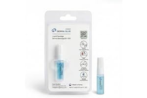 Derma Glue Liquid Bandage - Waterproof Liquid Skin Bandage for Cuts, Scrapes & Minor Wounds, Fast-Drying, Flexible, Shower-Sa