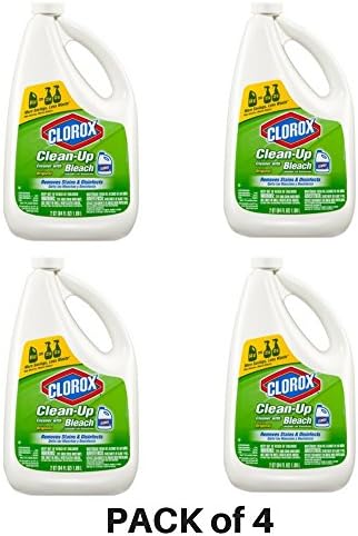 Clorox Clean-Up All Purpose Cleaner with Bleach, Refill Bottle, Original, 64 Ounces - PAC of 4
