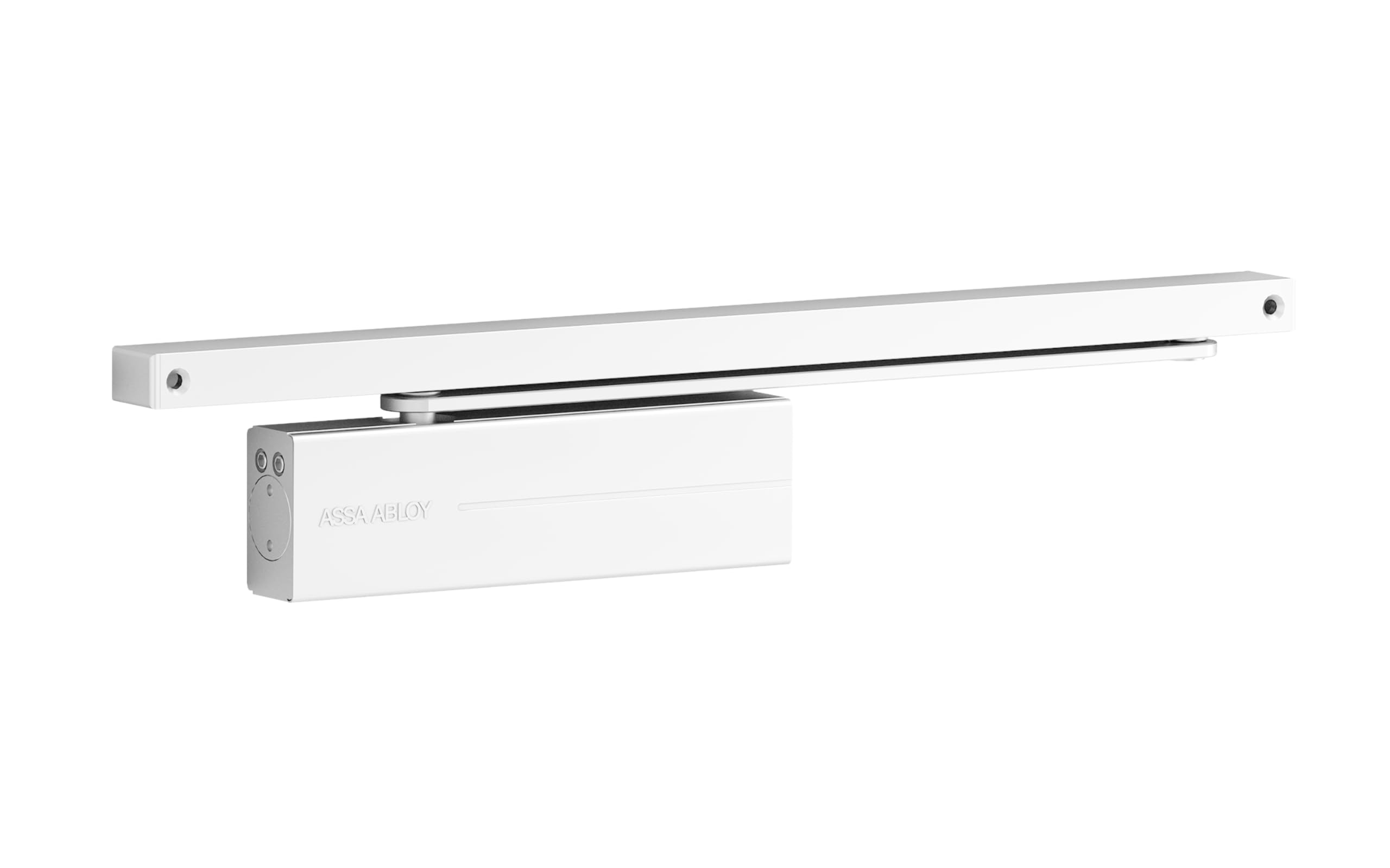 Tesa Assa Abloy DC175-9016 Door Closer with Sliding Guide, White, DC175