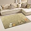 ALAZA Non-Slip Area Rugs Home Decor, Starfish and Palm Trees at Beach Floor Mat Living Room Bedroom Carpets Doormats 60… 51XV1kYTr9L. SS100