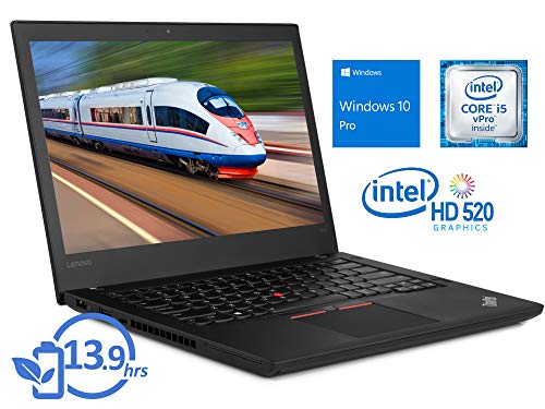 Lenovo ThinkPad T470 Laptop, 14″ HD Display, Intel Core i5-6300U Upto 3, 16GB RAM, 512GB NVMe SSD, HDMI, Thunderbolt, Card Reader, Wi-Fi, Bluetooth, Windows 10 Pro