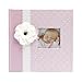 C.R. Gibson Pink Photo Album Baby Book for Girls, 10.4 x 9.7 x 1.9 inches, 80 Pages