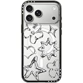 CASETiFY for iPhone 18 Pro Max Case - Compact Compatible with MagSafe | Slim &amp; Sleek | Lightweight | 4 ft. 2x Military Grade Drop Protection | Chrome Doodles | Black