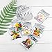 SKEMIX 100 Pack Smell Proof Mylar Bags, 3x4 Inch Resealable Clear Ziplock Mylar Bags Food Safe Plastic Aluminum Material