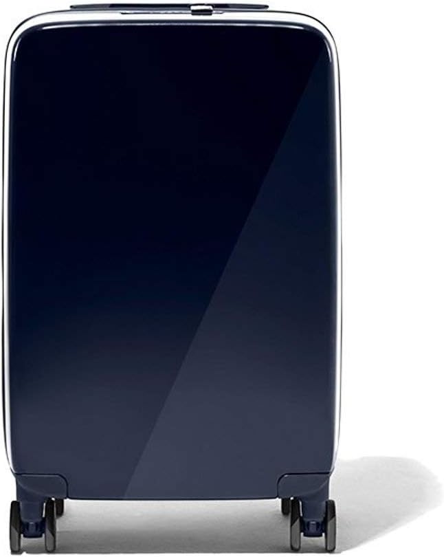 RADEN A22 USB SMART LUGGAGE HARDSIDE Spinner CARRY ON 22'' INCH SUITCASE Matte & GLOSSY Built-in Bluetooth (navy blue matte)
