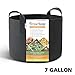 HONEST OUTFITTERS 5-Pack 7 Gallon Smart Grow Bags for Potato/Plant Container/Aeration Fabric Pots with Handles (Black)thumb 1