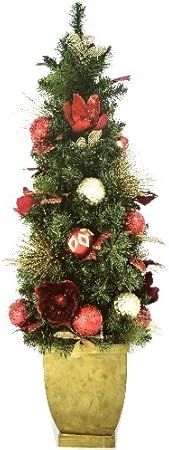 Christmas Decorated Tree Christmas Tree デコレ テッドツリー クリスマスツリー 1cm クリスマスツリー おもちゃ Amazon