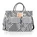 Fashion Chevron Diaper Bag Large Tote with Changing Pad with Stroller Straps