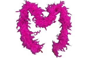SKYASIA Feather Boa for Party Bulk,Christmas,Wedding Women Costume Accessory Dress up Party Favors Rose red