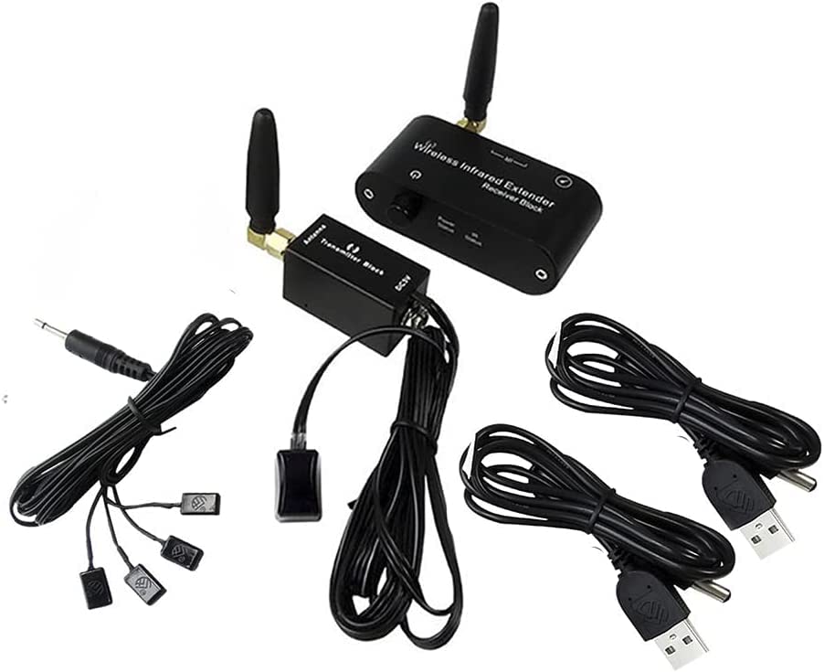 SZBJ Wireless IR Repeater Kit/Remote Control Extender (Quad Head Emitter Cable Combination) โ image 1