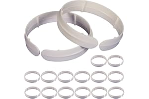 COTTAGE MILLS Quilt Clip – 3” Plastic Clips Keep Quilt Rolled Up and Out of The Way While Quilting – 16 Pack