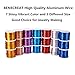 BENECREAT 9 10 12 15 17 18 20 Gauge Aluminum Wire (18 Gauge,492 FT) Anodized Jewelry Craft Making Beading Floral Colored Aluminum Craft Wire for Garden, Model Making - Copper Tone