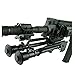 JINSE Tactical Bipod Adjustable 6-9 Inches Spring Return with Picatinny Adapter and Sling Swivel Mount