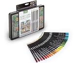 Crayola Signature Blend & Shade Soft Core Colored Pencils in Tin, Gift - 50Count