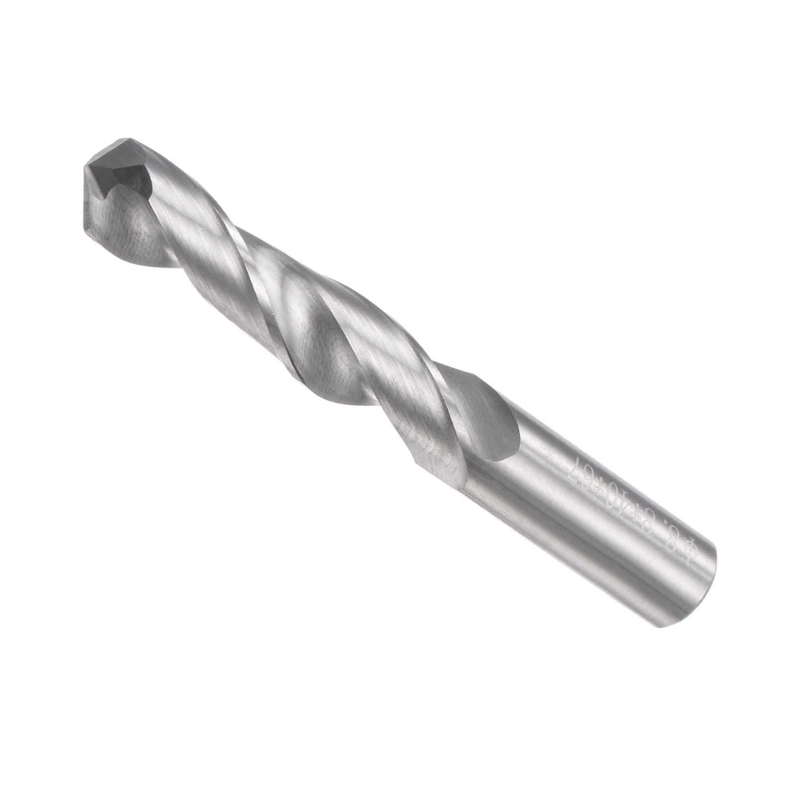 CoCud Solid Carbide Drill Bits, 8.8mm Diameter, YG6 (C2/K20) Tungsten Carbide Straight Shank Twist Drill Bits - (Applications: for Stainless Steel Alloy), 1-Piece