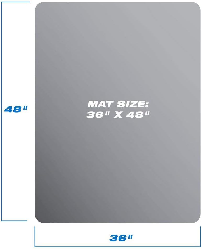 Kuyal Clear Chair mat for Hard Floors 36 x 48 inches Transparent Floor Mats Wood/Tile Protection Mat for Office & Home (36" X 48" Rectangle for Hard Floor): Kitchen & Dining