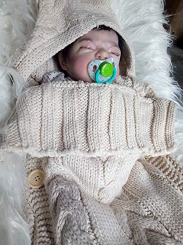 Antonio Realistic Reborn from Adopt, 50 cm Long, Fully Hand Painted Collection, 100% Made in Italy