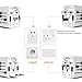 Travel Adapter Power Converter Plug with 4 USB Ports Smart Fast Charging International Travel Power Converter 230v to 110v for Europe, France,UK, Germany, Great for IPhone,Power Bank ,Laptops, iPad.